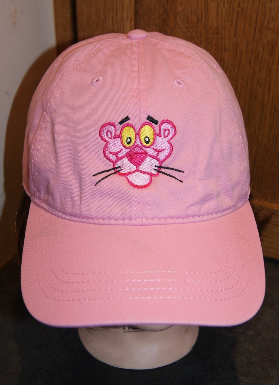 Pink Panther Embroidered Face Casual Fit Strapback Hat Cap Owens Corning